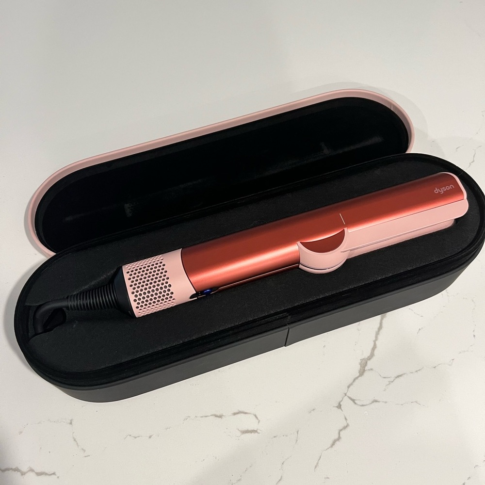 Dyson AirStrait Hair Tool with Pink Accents
